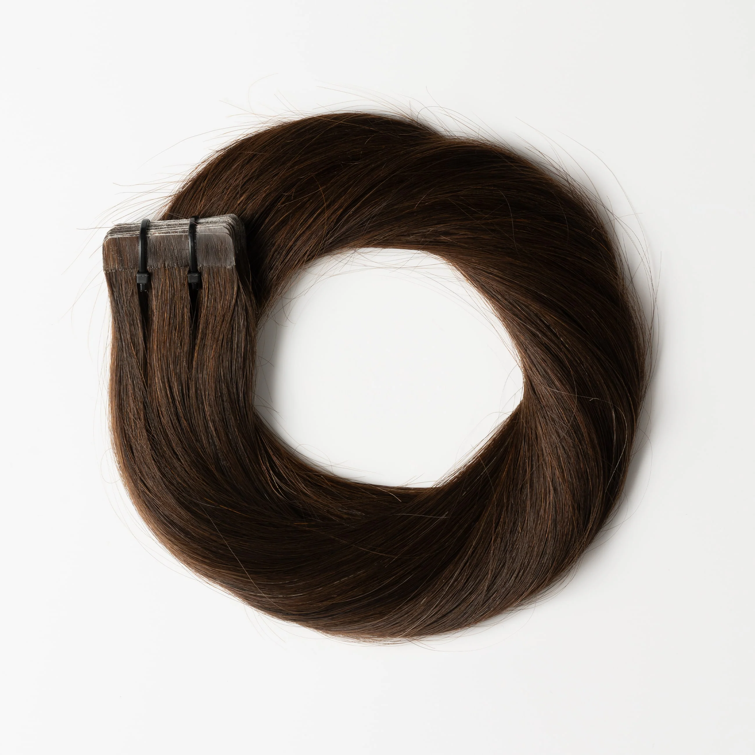 Tape extensions - Chocolate Brown 2 - Image 4