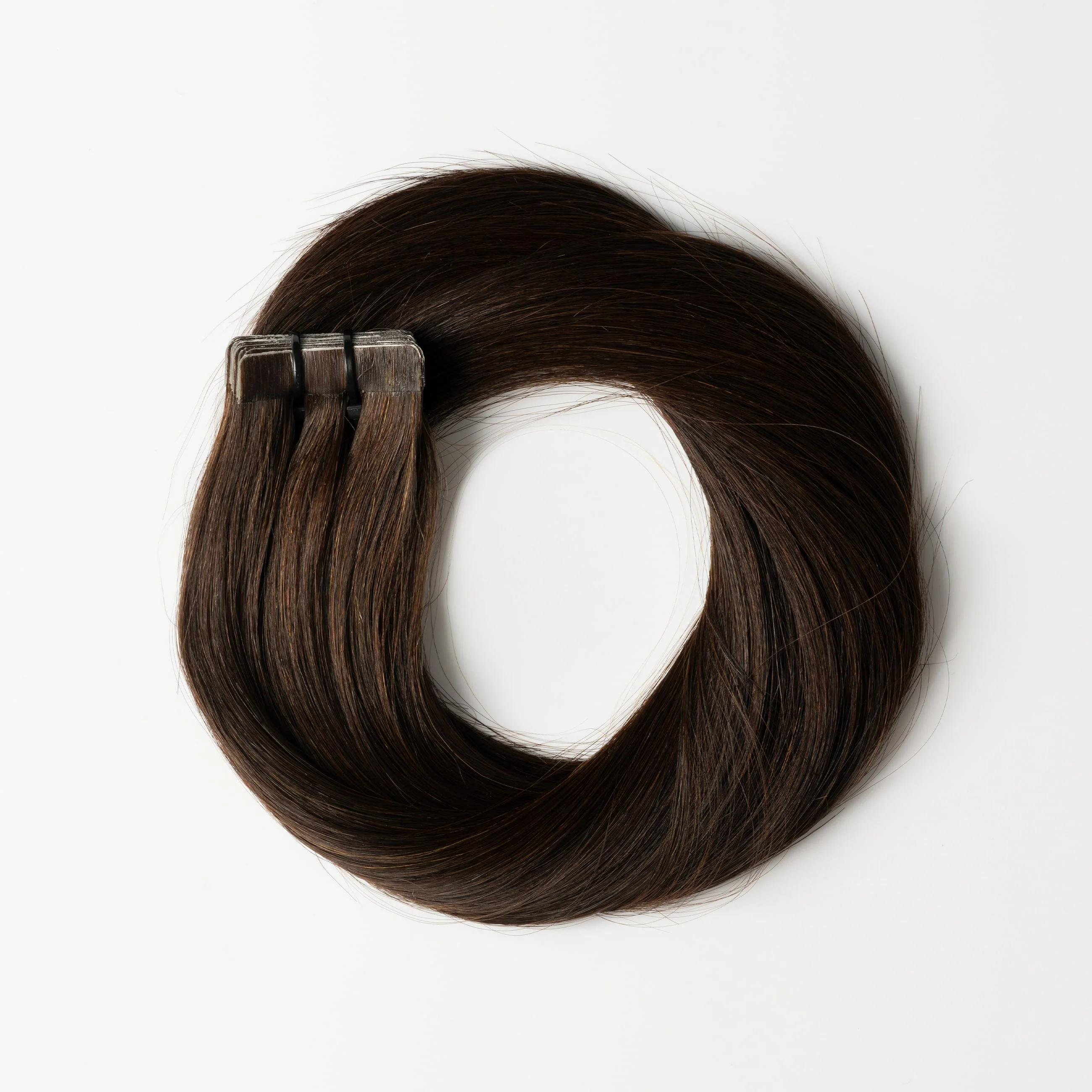Tape extensions - Dark Chocolate Brown 1B - Image 5