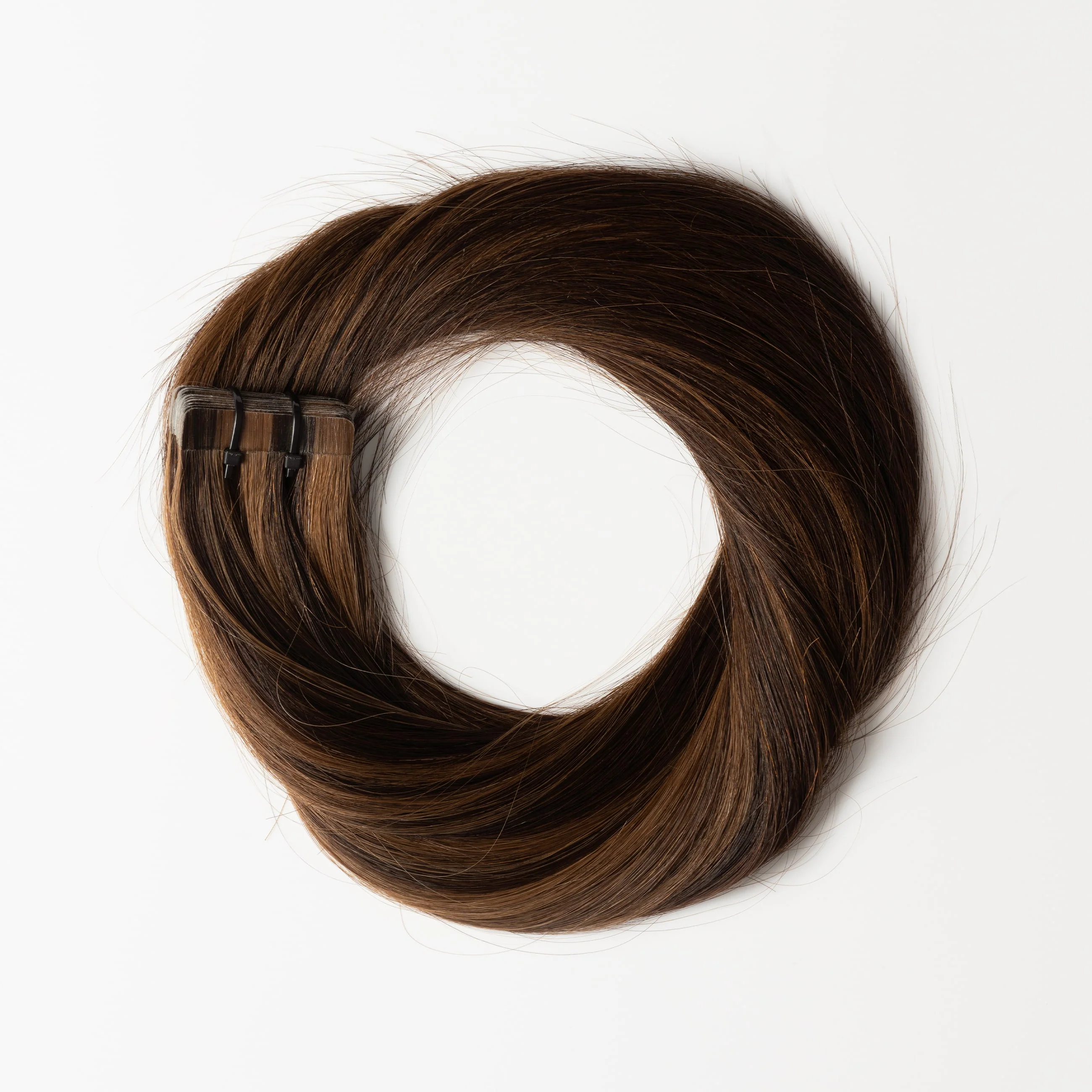 Tape extensions - Dark Chocolate Brown Mix 1B/4 - Image 4
