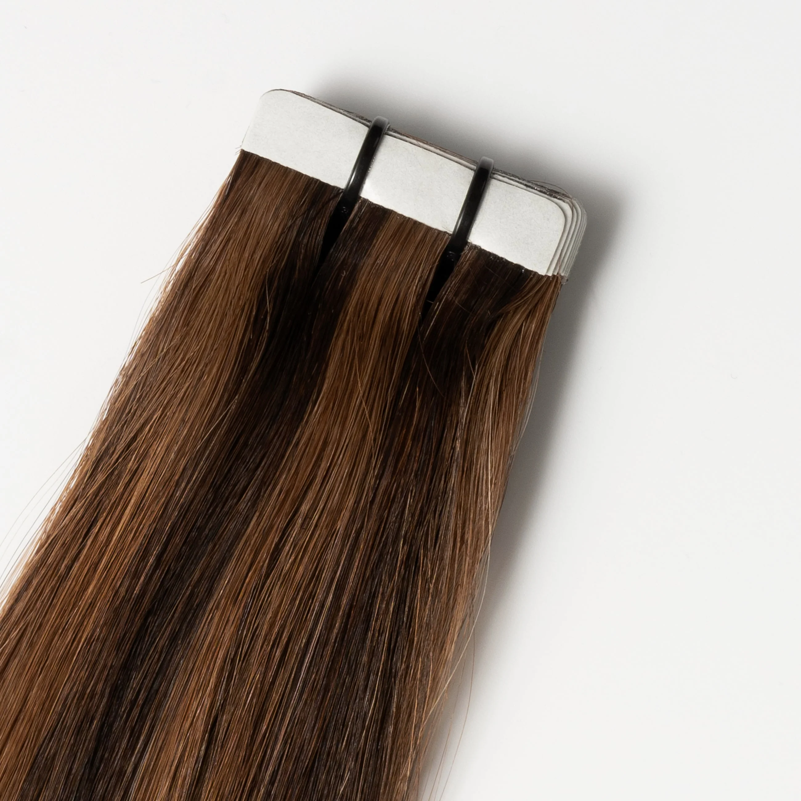 Tape extensions - Dark Chocolate Brown Mix 1B/4 - Image 5