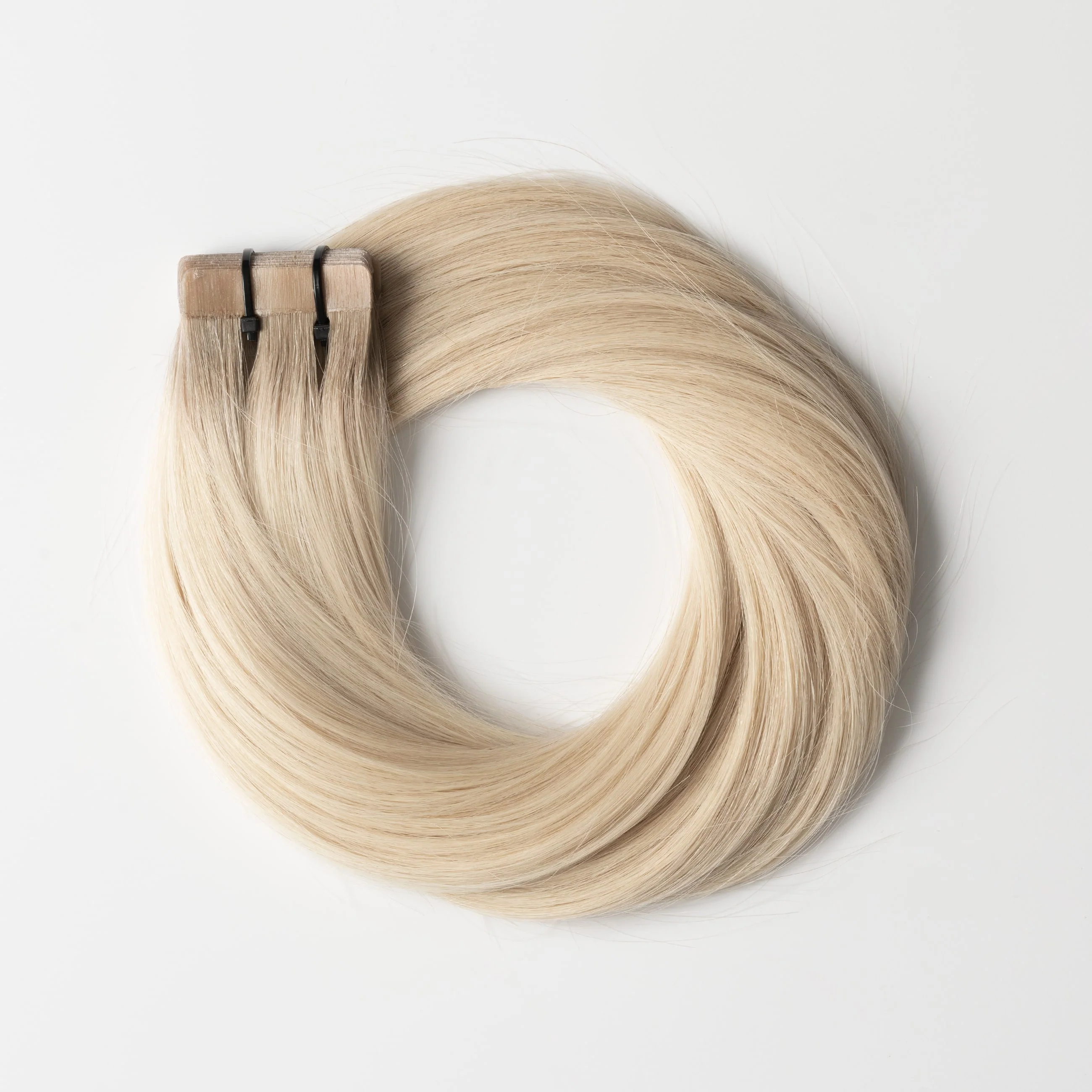 Tape extensions - Light Ash Blonde Root 16B+60B - Image 4