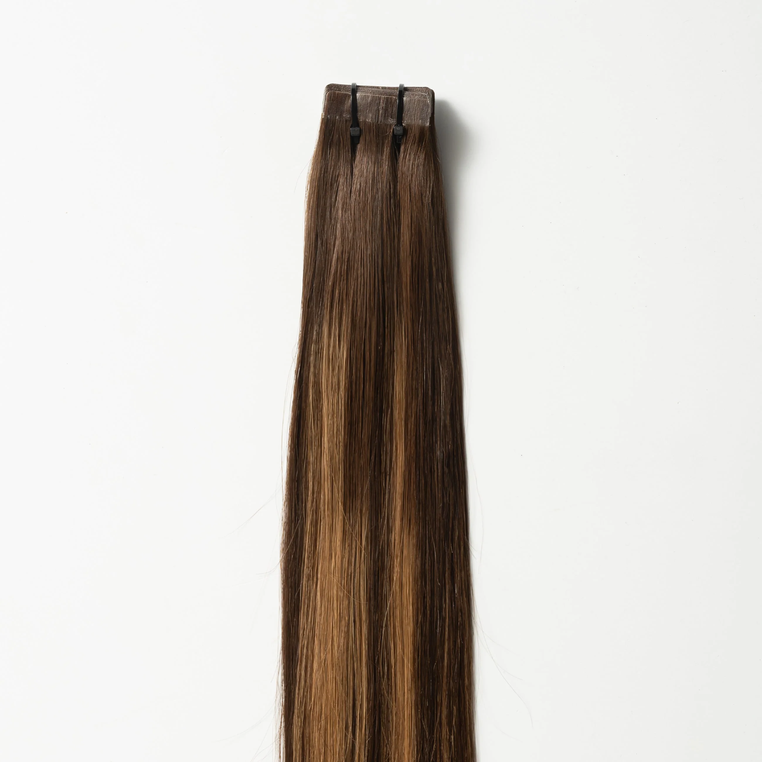 Tape extensions - Warm Brown Balayage 2+7 - Image 4
